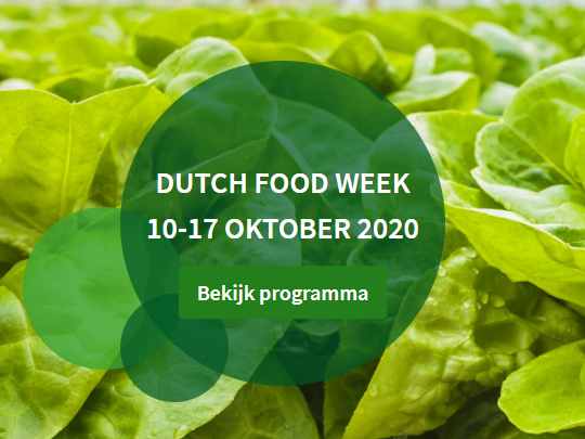 Dutch Food Week 2020 10-17 oktober gaat door!